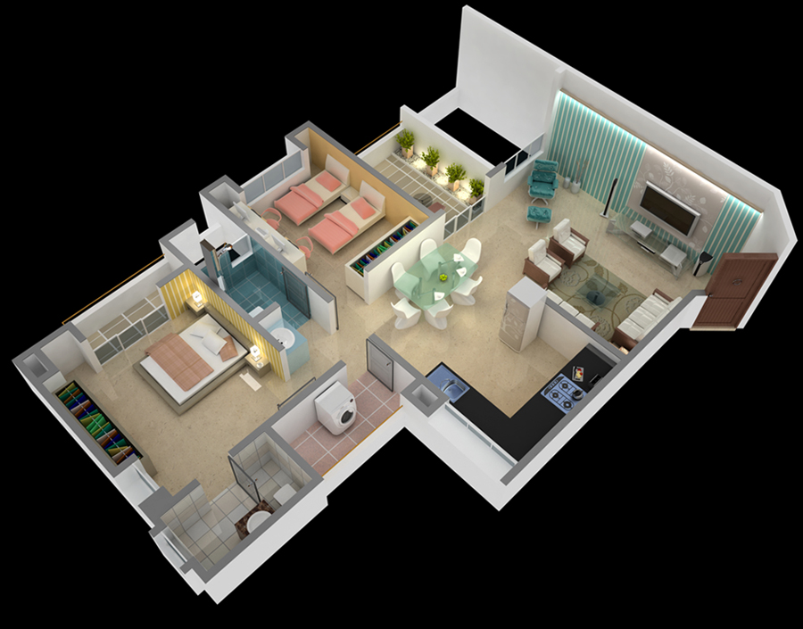 Floor Plan for Commercial Projects Baner in Pune , Kharadi